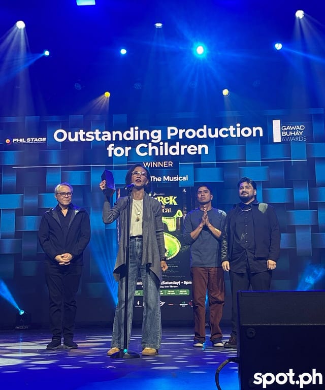 Shrek the Musical takes home the Gawad Buhay! for Outstanding Production for Children
